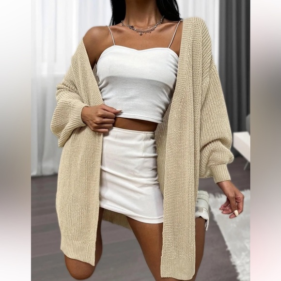 Women’s Longline Cardigan Sweater In Large - Picture 5 of 13